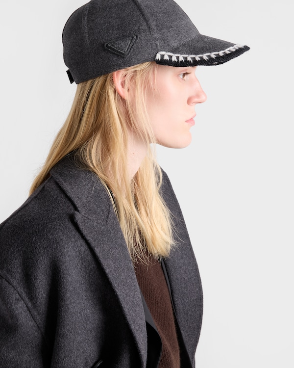 Felt baseball cap Felt baseball cap