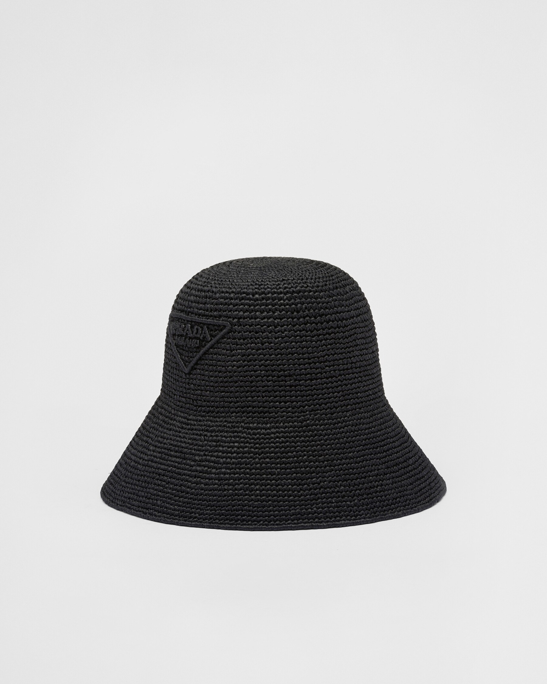 Prada Women Dark Brown Leather Hat