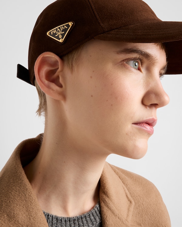 Suede baseball cap - Cocoa Brown Suede baseball cap - Cocoa Brown