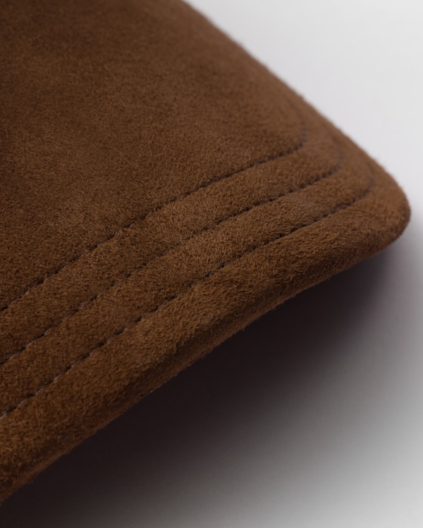 Suede baseball cap - Cocoa Brown Suede baseball cap - Cocoa Brown