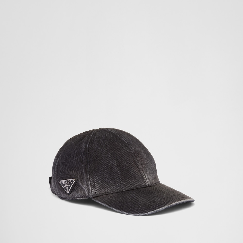 Prada Casquette de baseball en denim 1