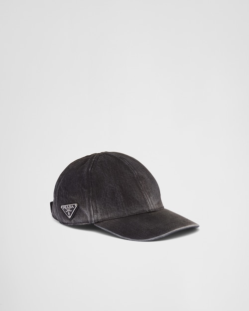 Black Denim baseball cap | Prada