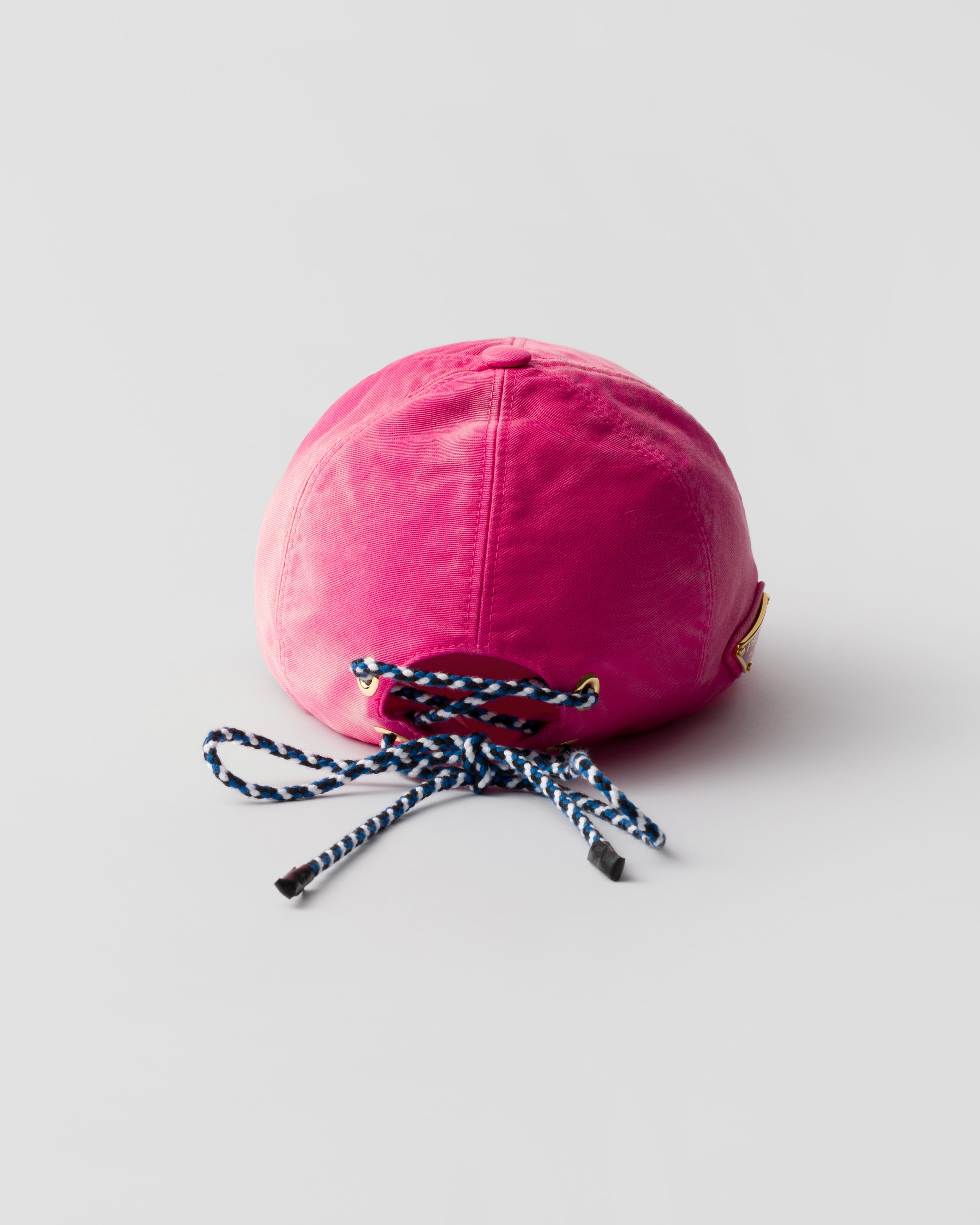 Prada Baseballkappe Aus Baumwolle In Tamarindenrosa