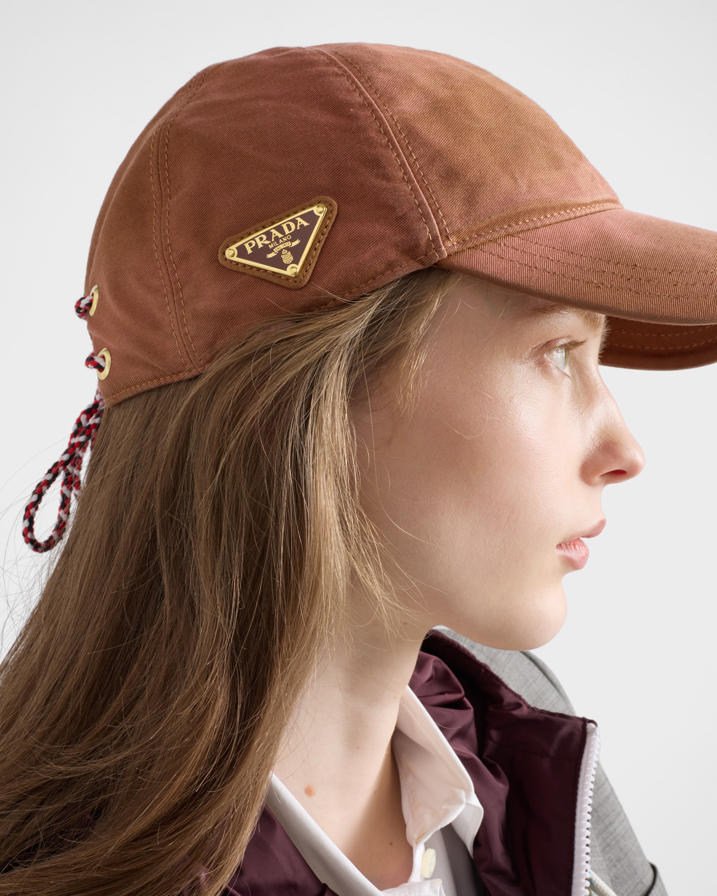 Caramel Cotton baseball cap | PRADA Caramel Cotton baseball cap | PRADA