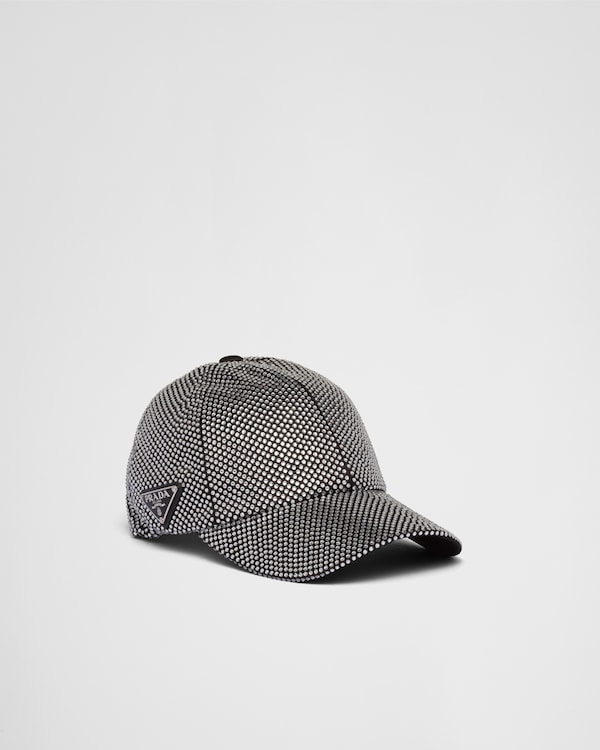 【関税&送料込】Prada Embellished Duchesse Baseball Cap Prada Duchesse Baseball Cap with Crystals | Saks Fifth Avenue