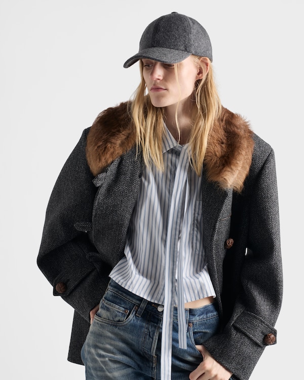 Casquette de baseball en tissu Loden Casquette de baseball en tissu Loden