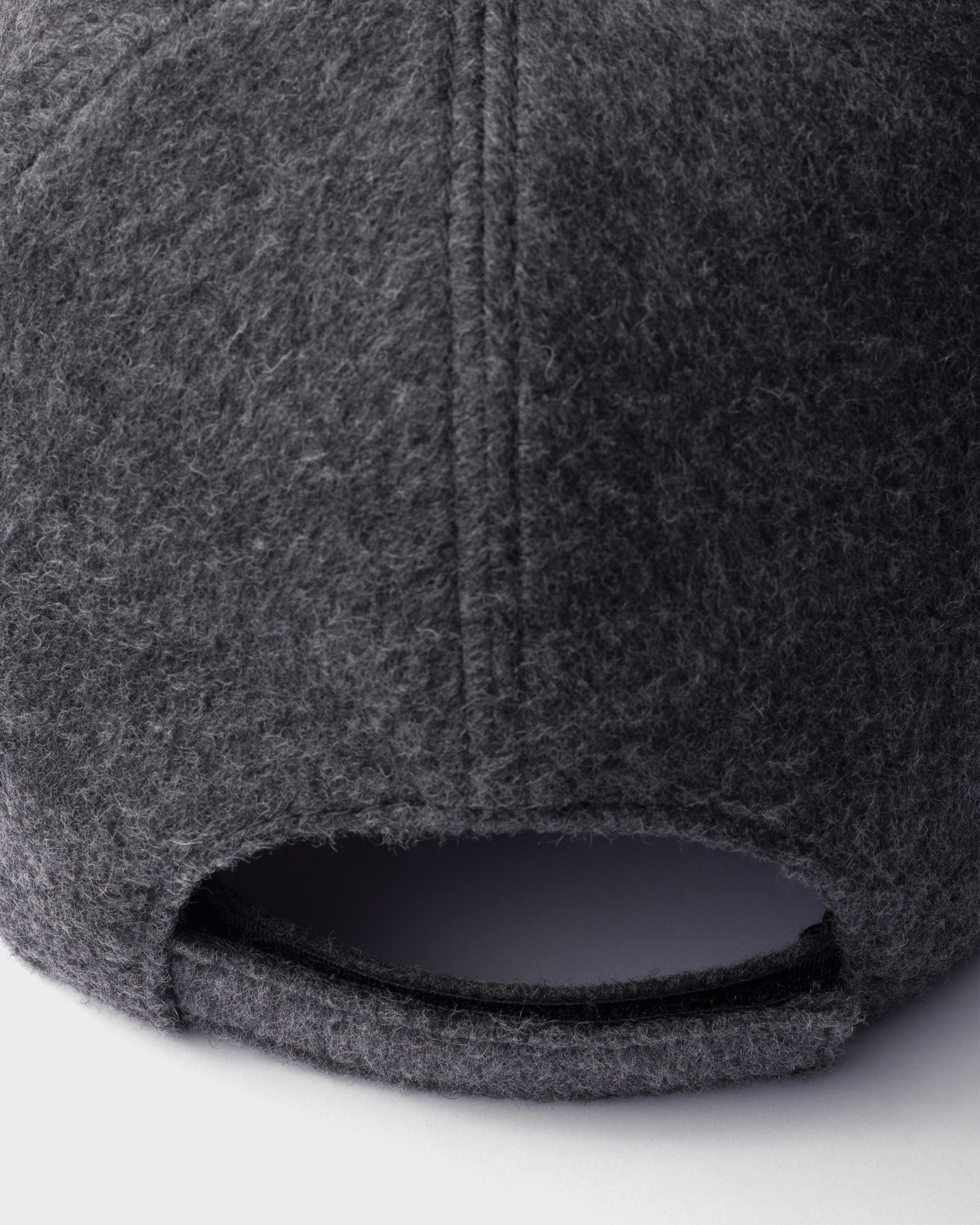 Loden fabric baseball cap