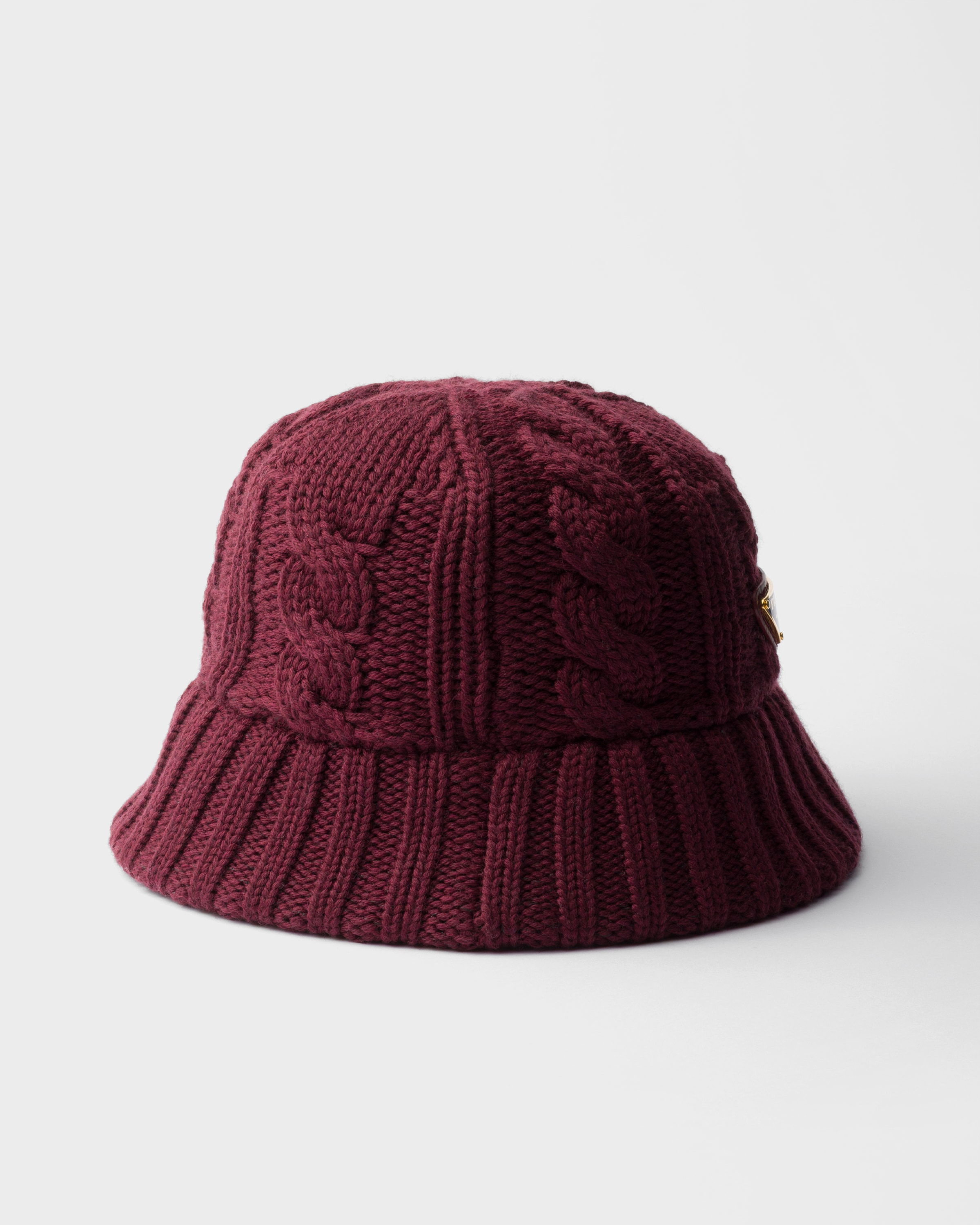 Prada Wool Bucket Hat In Multi