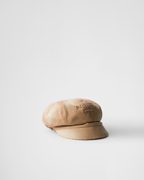 Beige Canvas baseball cap | PRADA