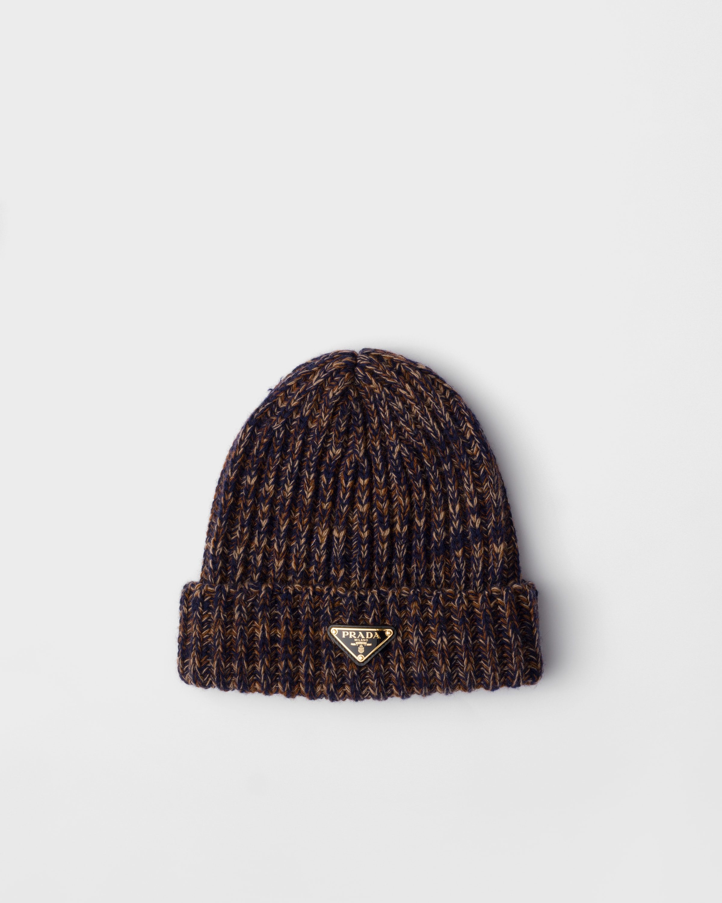 Prada Mélange Knit Beanie