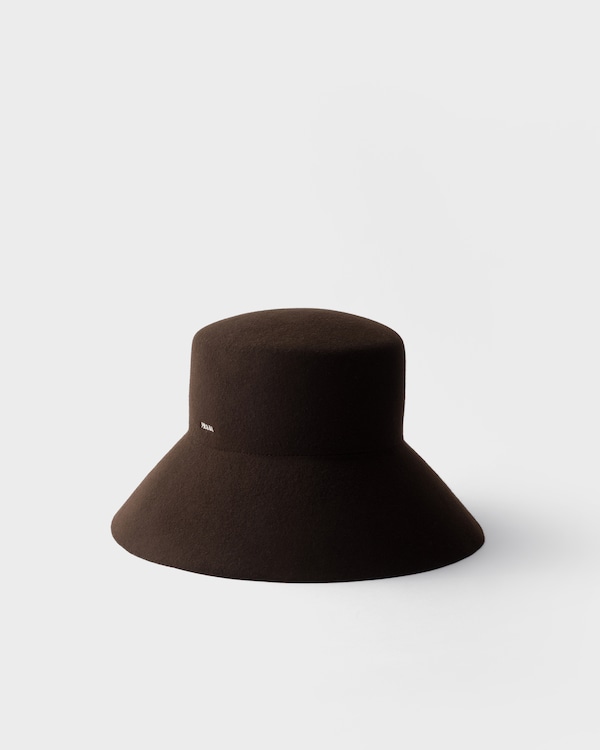 Sombrero de fieltro - Marrón Oscuro Sombrero de fieltro - Marrón Oscuro