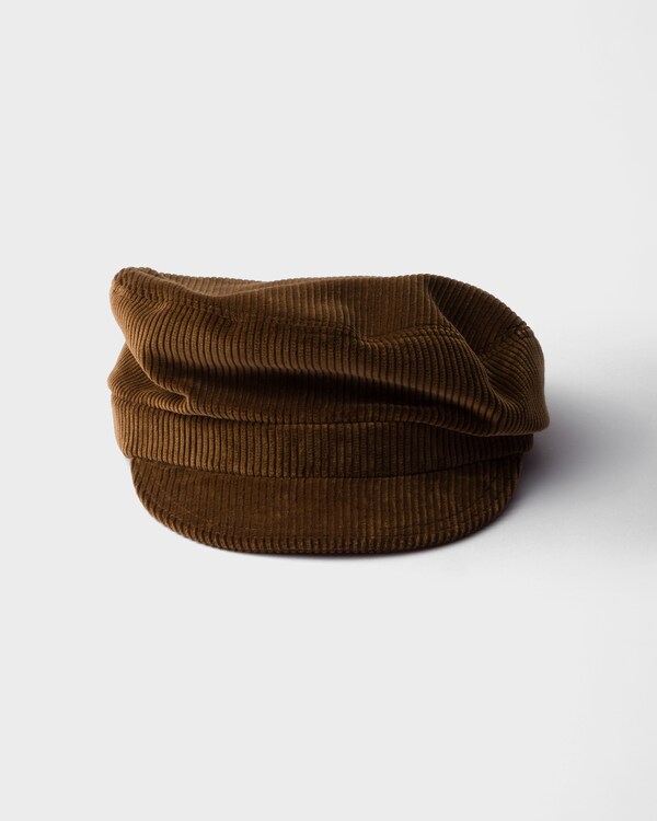 Corduroy newsboy cap - Tobacco Corduroy newsboy cap - Tobacco