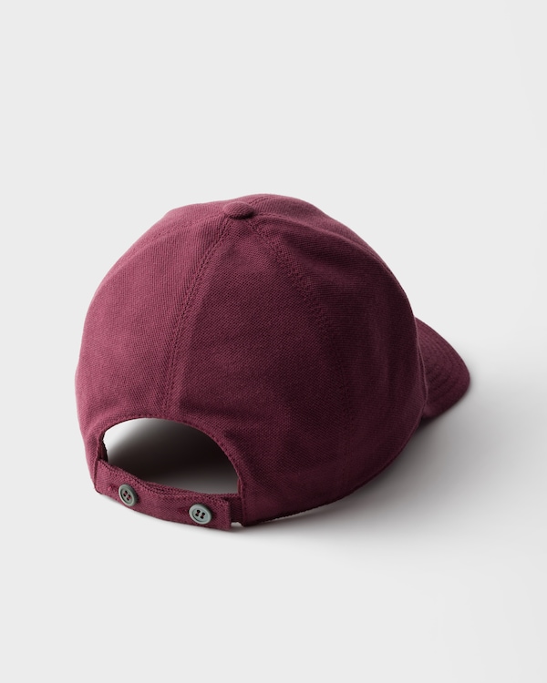 Old piqué baseball cap - Amaranth Red Old piqué baseball cap - Amaranth Red
