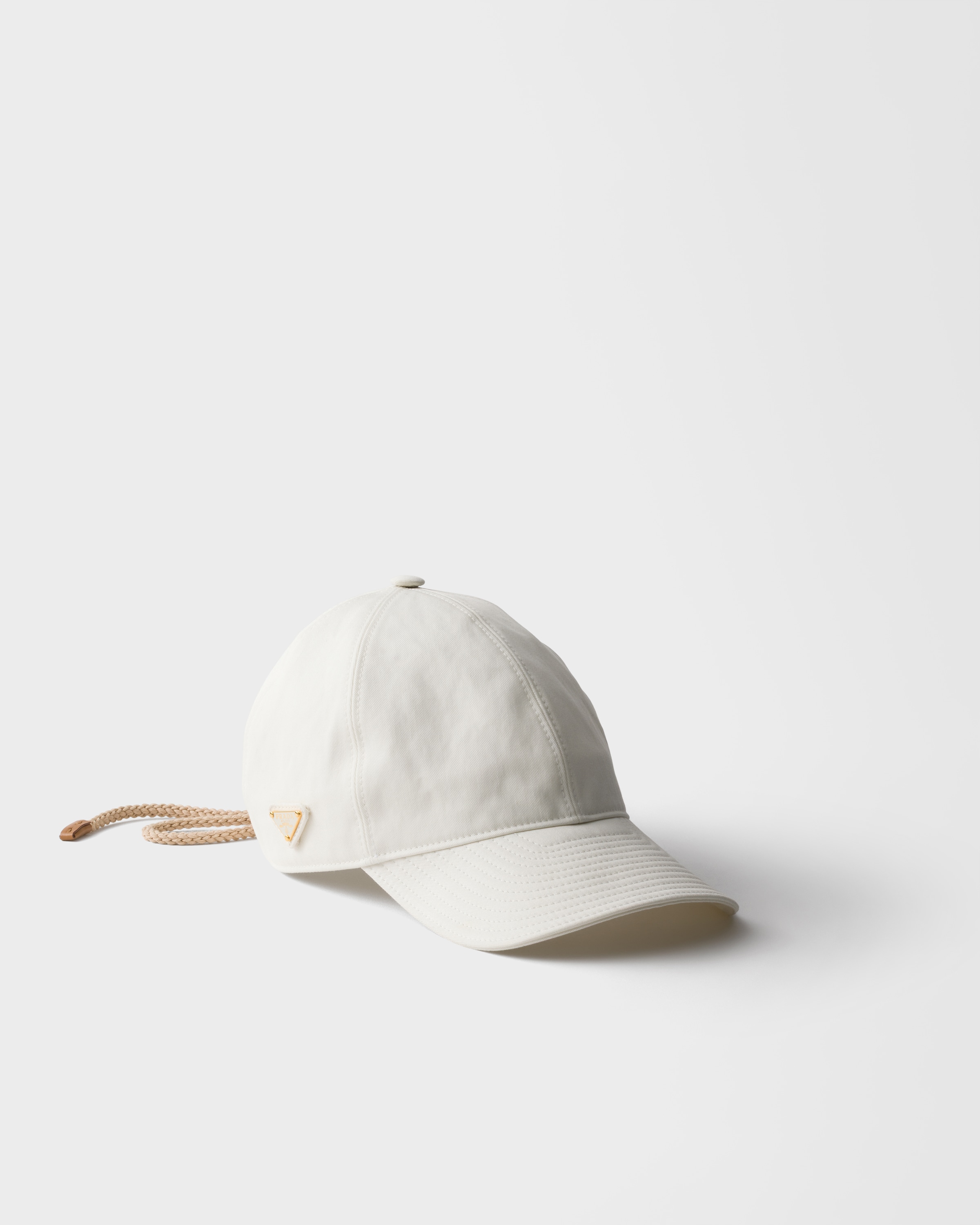 Baseball Cap with Satin Fabric, Contemporary Sports Details & Iconic Enamel Triangle Logo