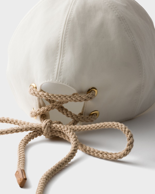 Satin baseball cap - White Satin baseball cap - White