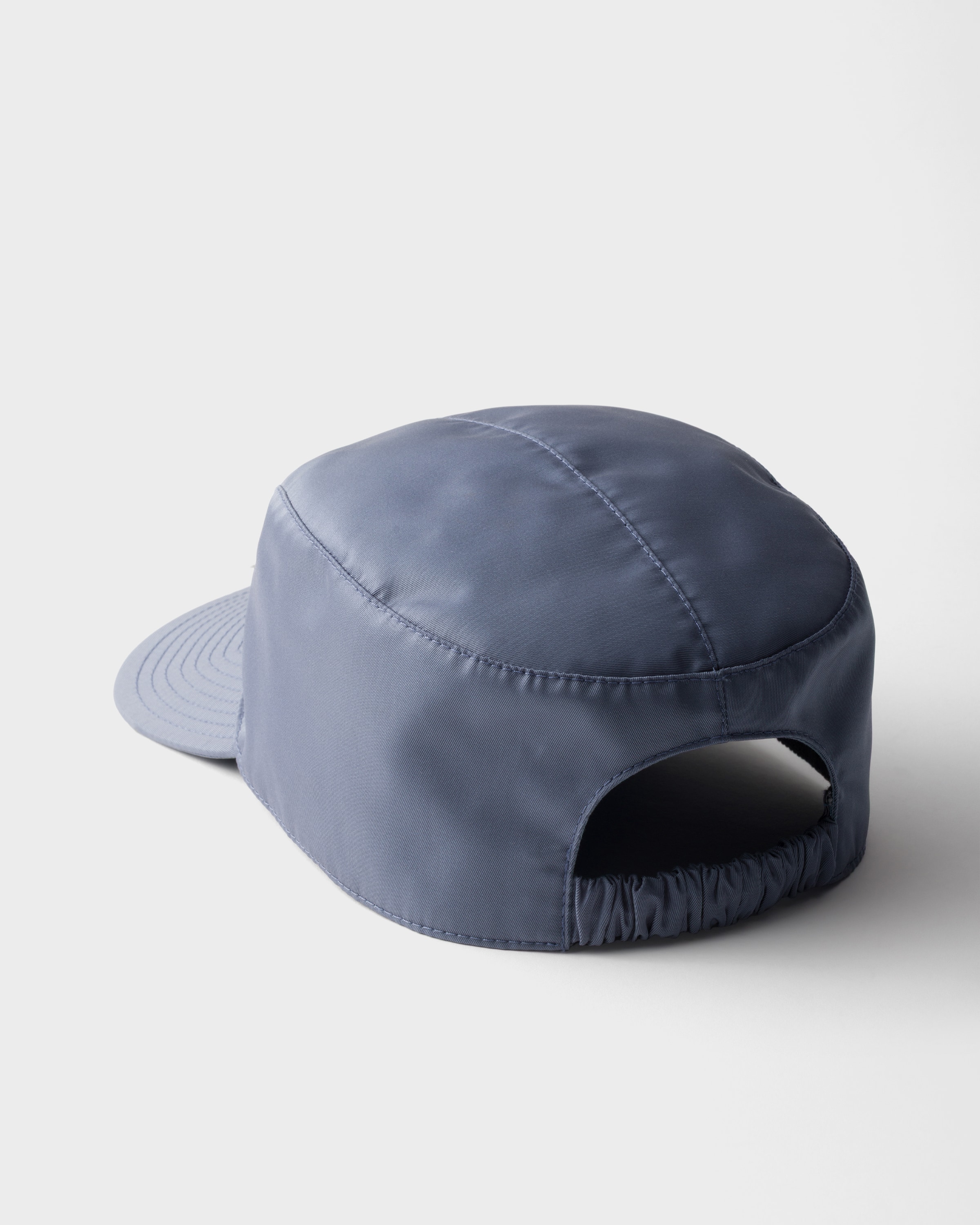 Aviation Blue Re-nylon Baseball Cap | PRADA - United States