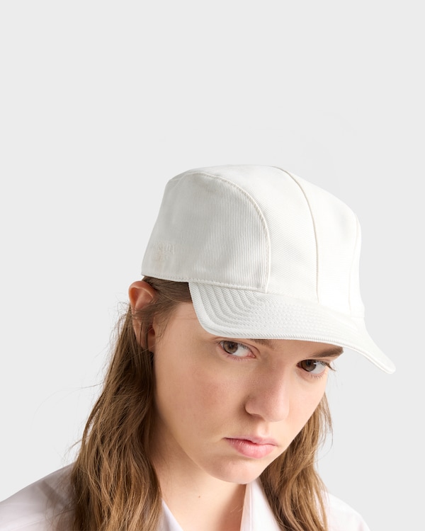 Gorra de béisbol en dril - Blanco Gorra de béisbol en dril - Blanco