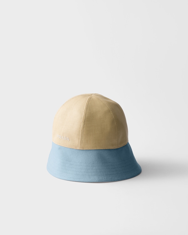 Canvas hat - Tan/Astral Blue Canvas hat - Tan/Astral Blue