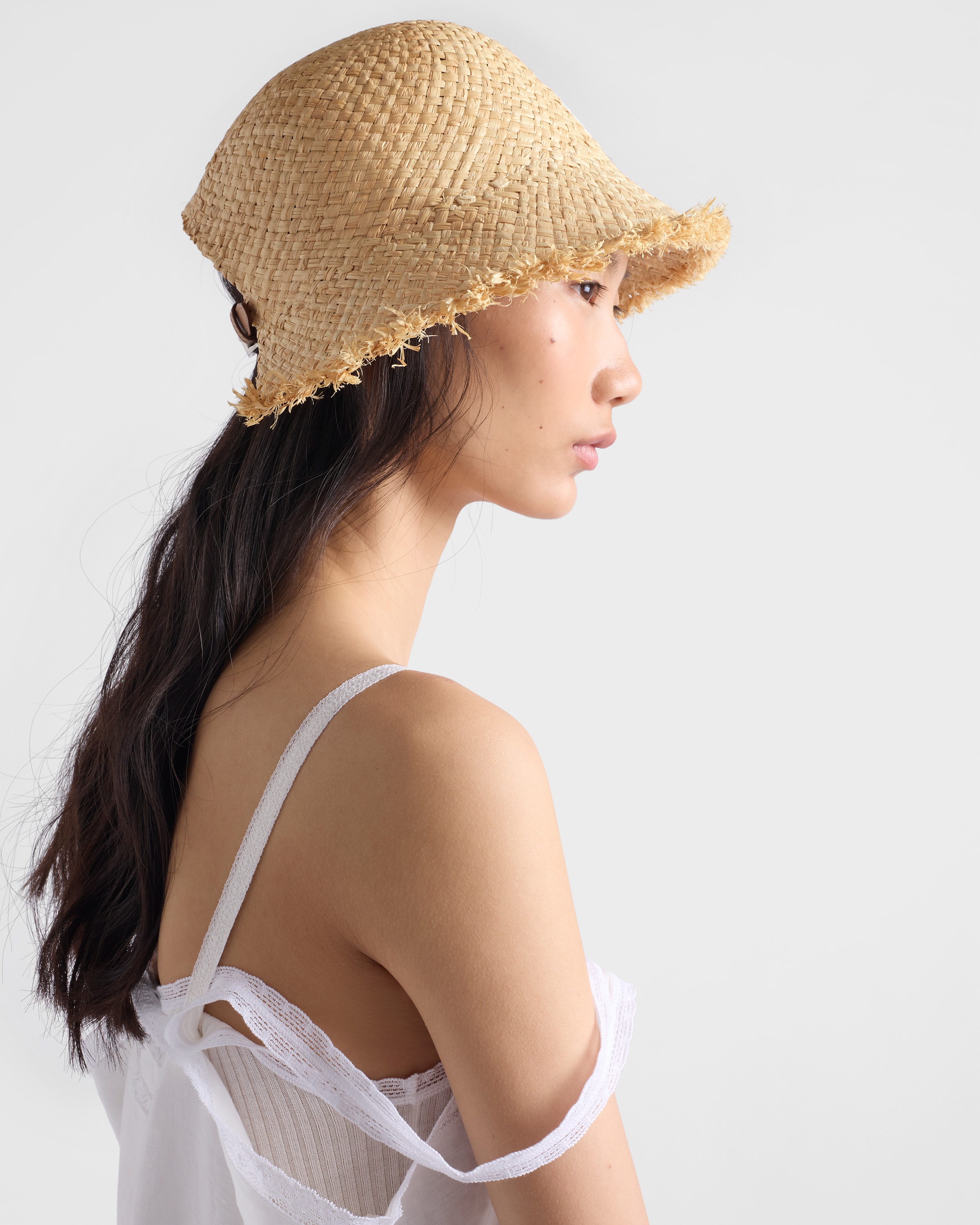 Natural Raffia hat | PRADA - United States Natural Raffia hat | PRADA - United States