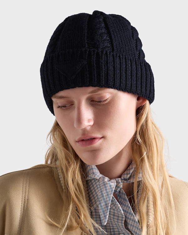 Wool beanie - Navy Wool beanie - Navy