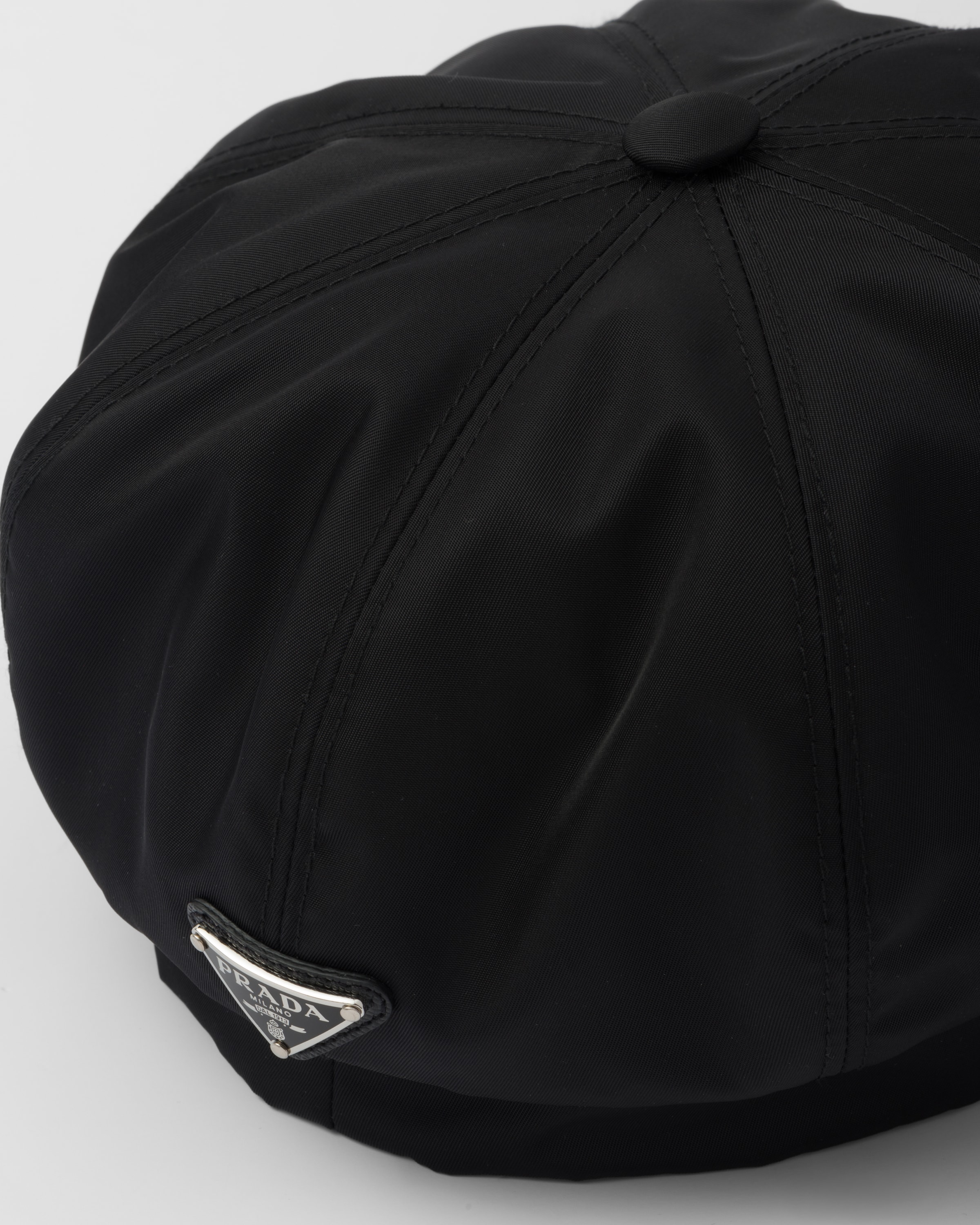 Black Re nylon Hat PRADA