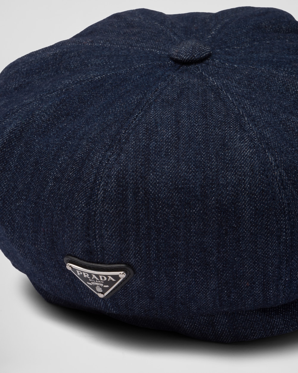 Navy Denim hat | Prada