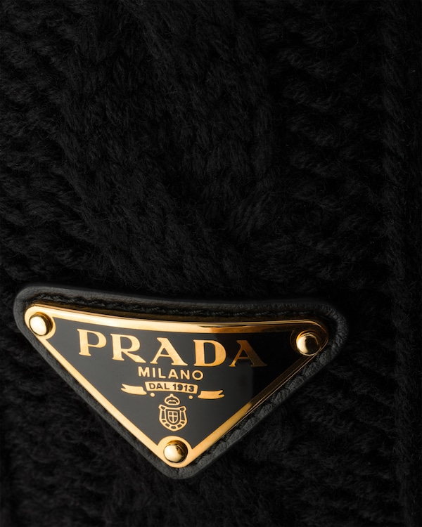 Wool earmuffs - Black Wool earmuffs - Black