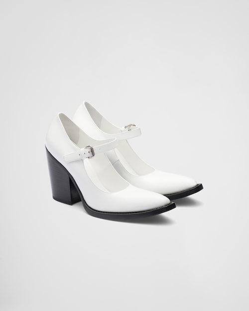 Prada Brushed leather pumps 1