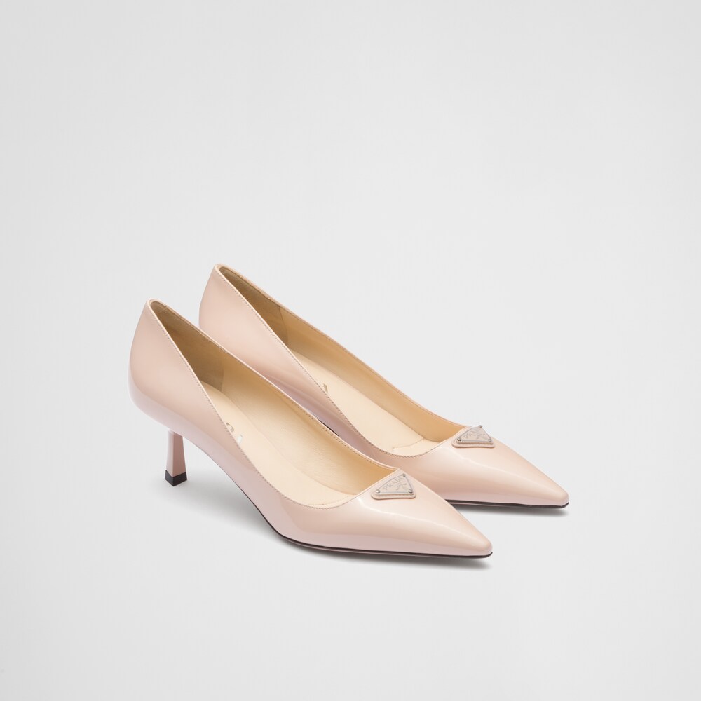 Stevenson Furnace Tutor Powder Pink Patent-leather pumps | Prada