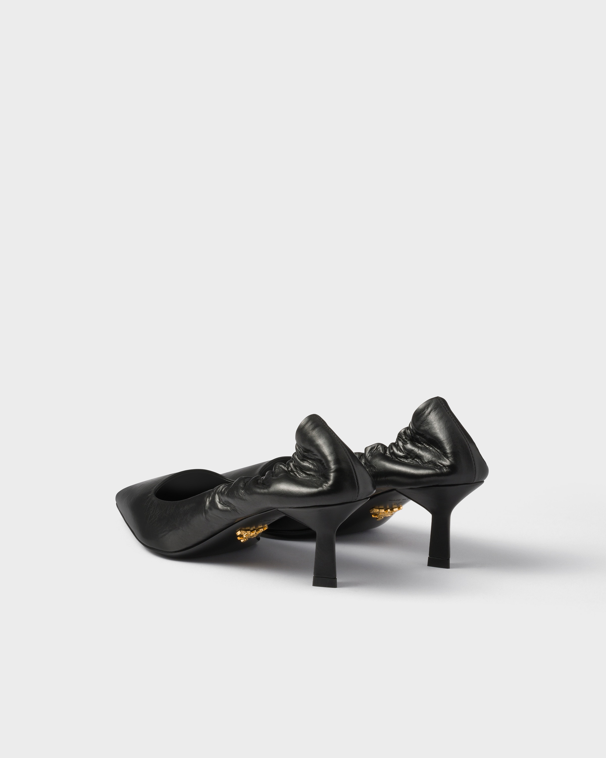 Prada With Heel Black In Black