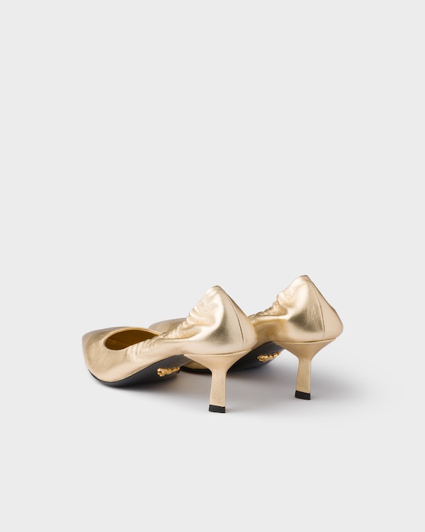 モルドレ ナッパレザー パンプス - ゴールド モルドレ ナッパレザー パンプス - ゴールド