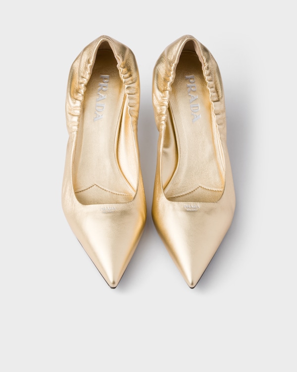 モルドレ ナッパレザー パンプス - ゴールド モルドレ ナッパレザー パンプス - ゴールド
