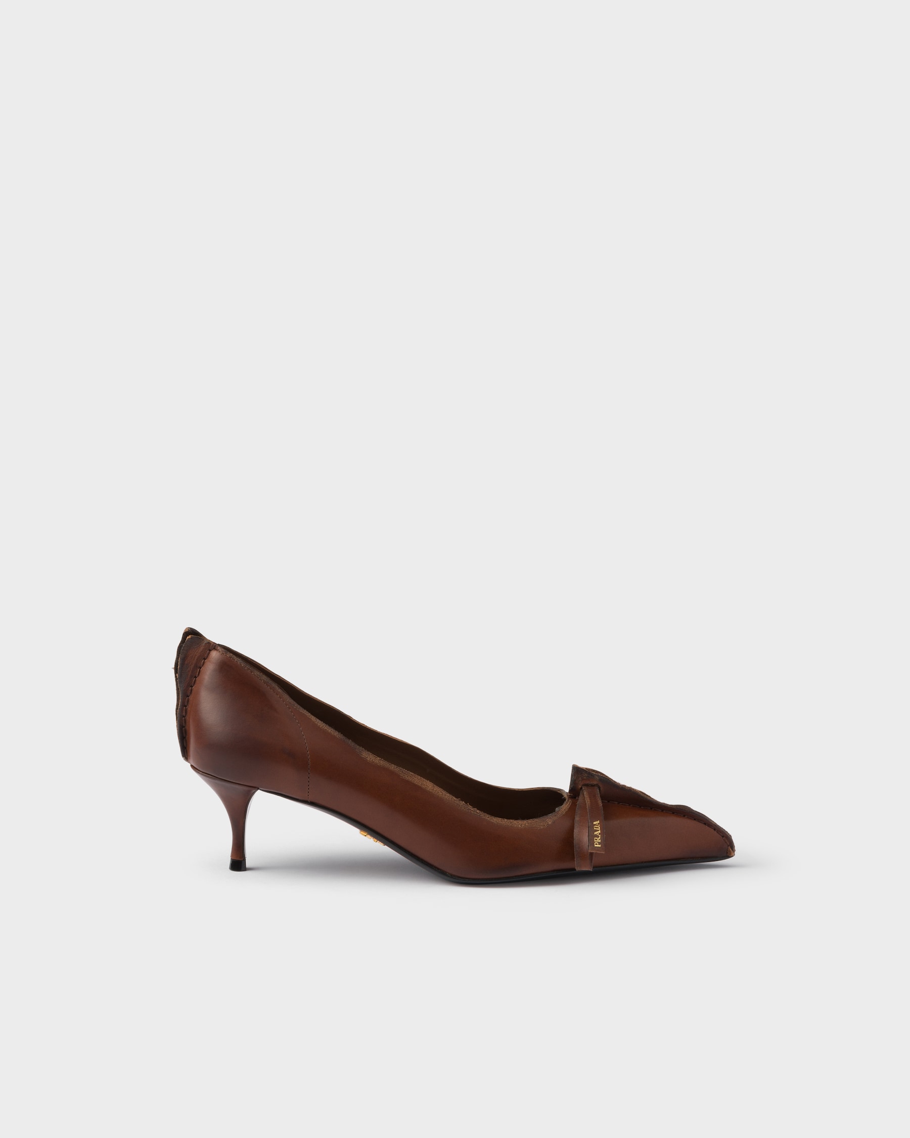 Prada - Brown Leather Vintage Pumps main image 1