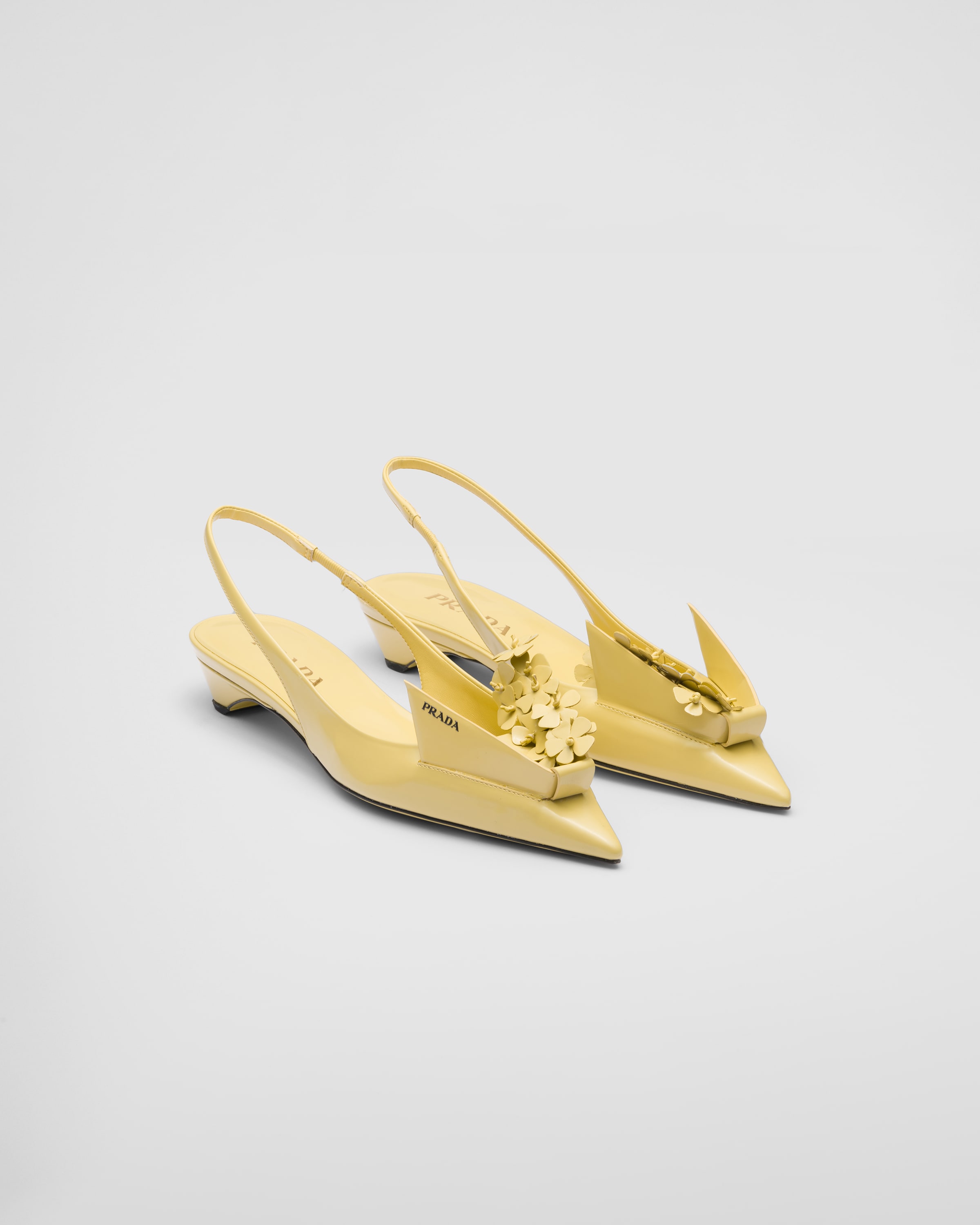 Prada shoes gold 2025