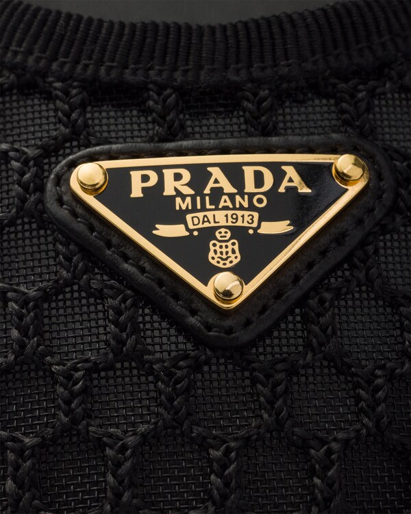 Low heel mesh fabric ballerinas - Black Low heel mesh fabric ballerinas - Black