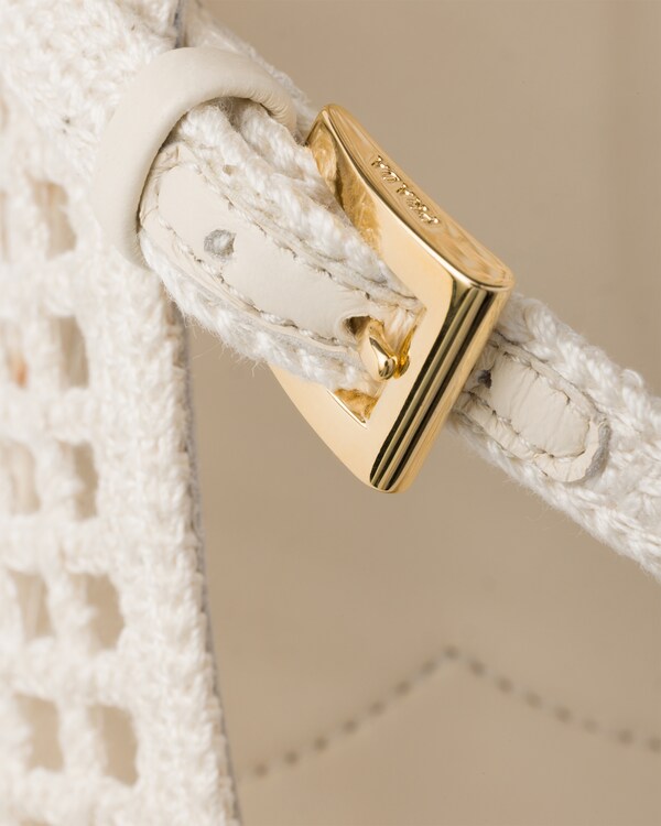 Décolleté in maglia crochet - Avorio Décolleté in maglia crochet - Avorio