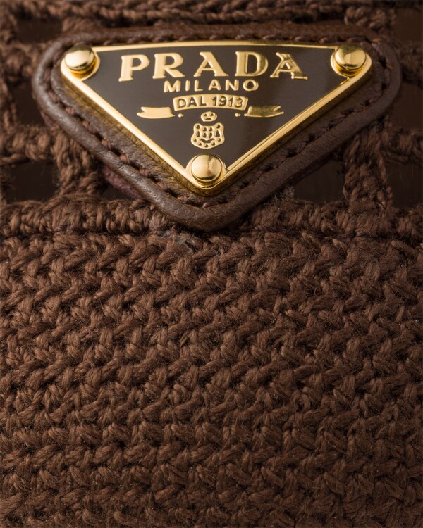 Décolleté in maglia crochet - Cacao Décolleté in maglia crochet - Cacao