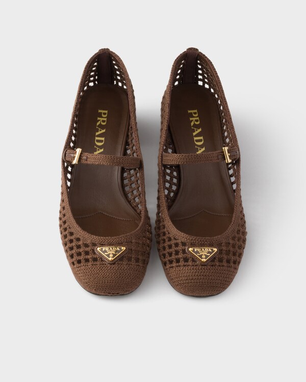 Décolleté in maglia crochet - Cacao Décolleté in maglia crochet - Cacao