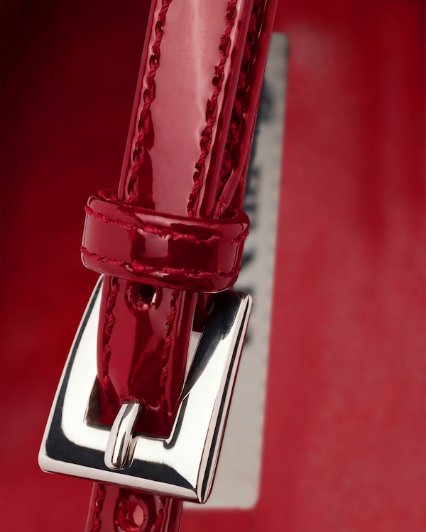Open side patent leather pumps - Red Open side patent leather pumps - Red