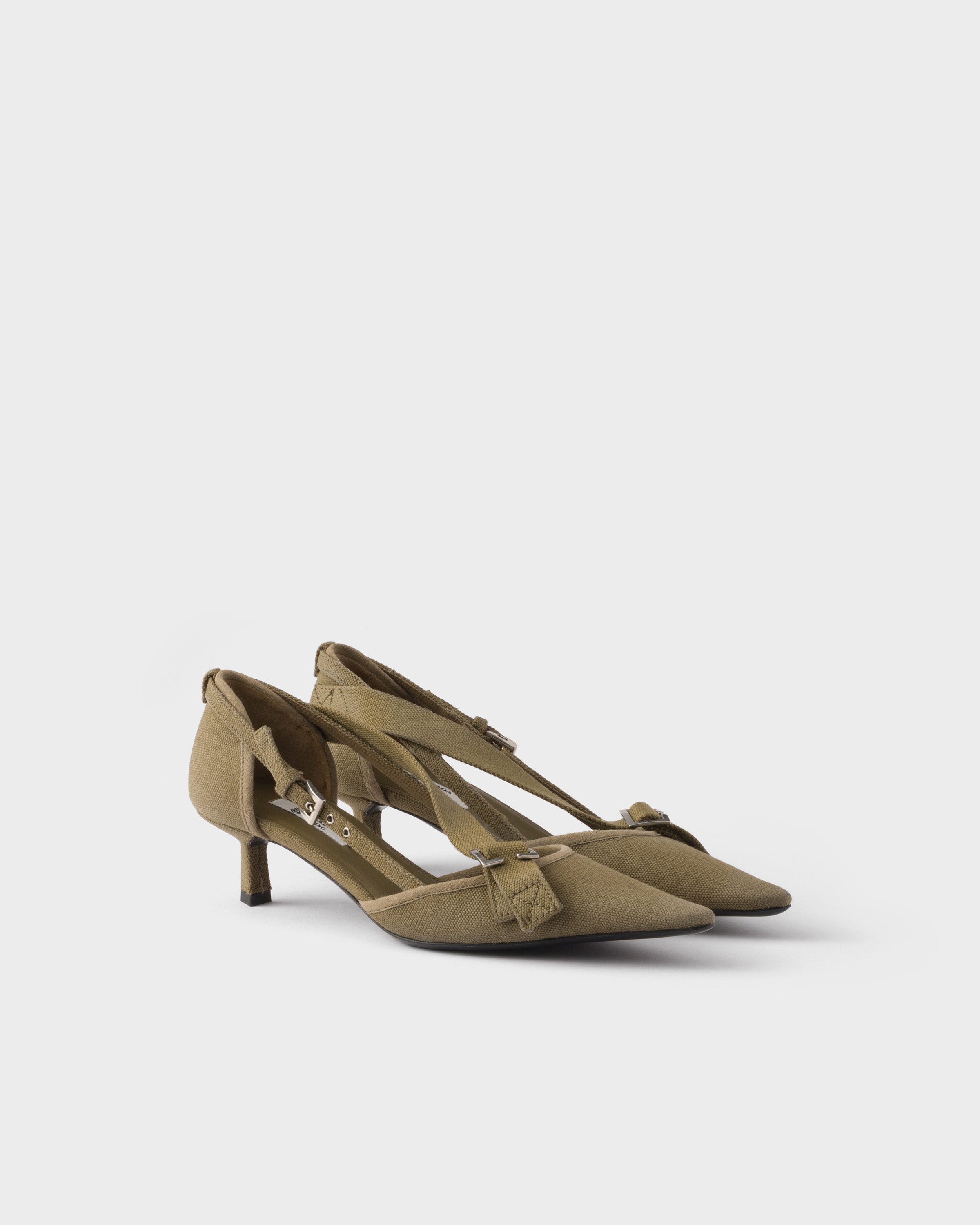 靴 Archive PRADA Olive Pumps lButton 36 Archive PRADA Olive Pumps