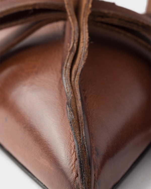 Leather slingback pumps - Cocoa Brown Leather slingback pumps - Cocoa Brown