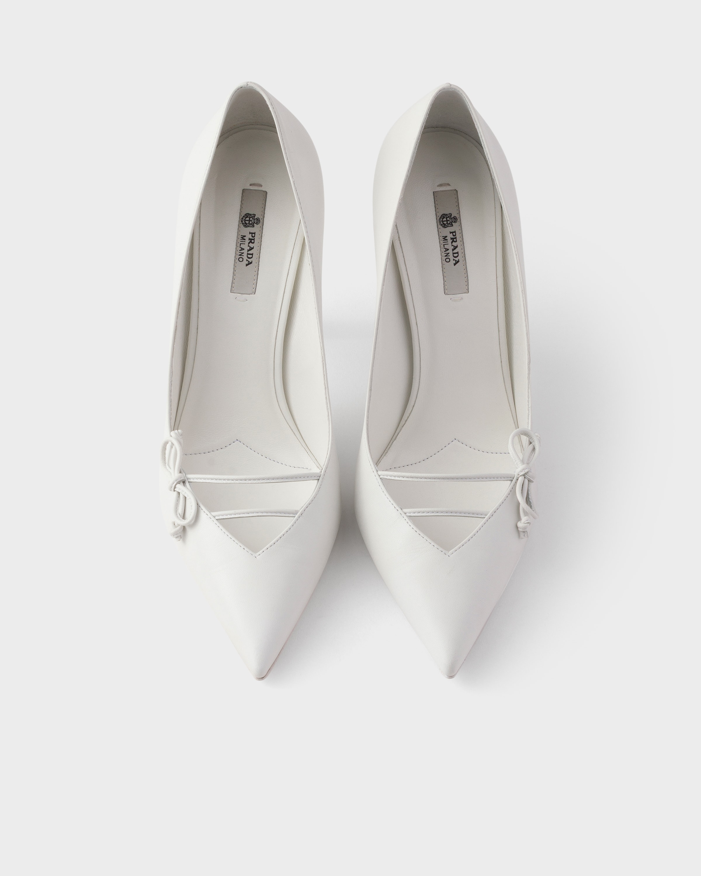 White Leather pumps | PRADA - United States