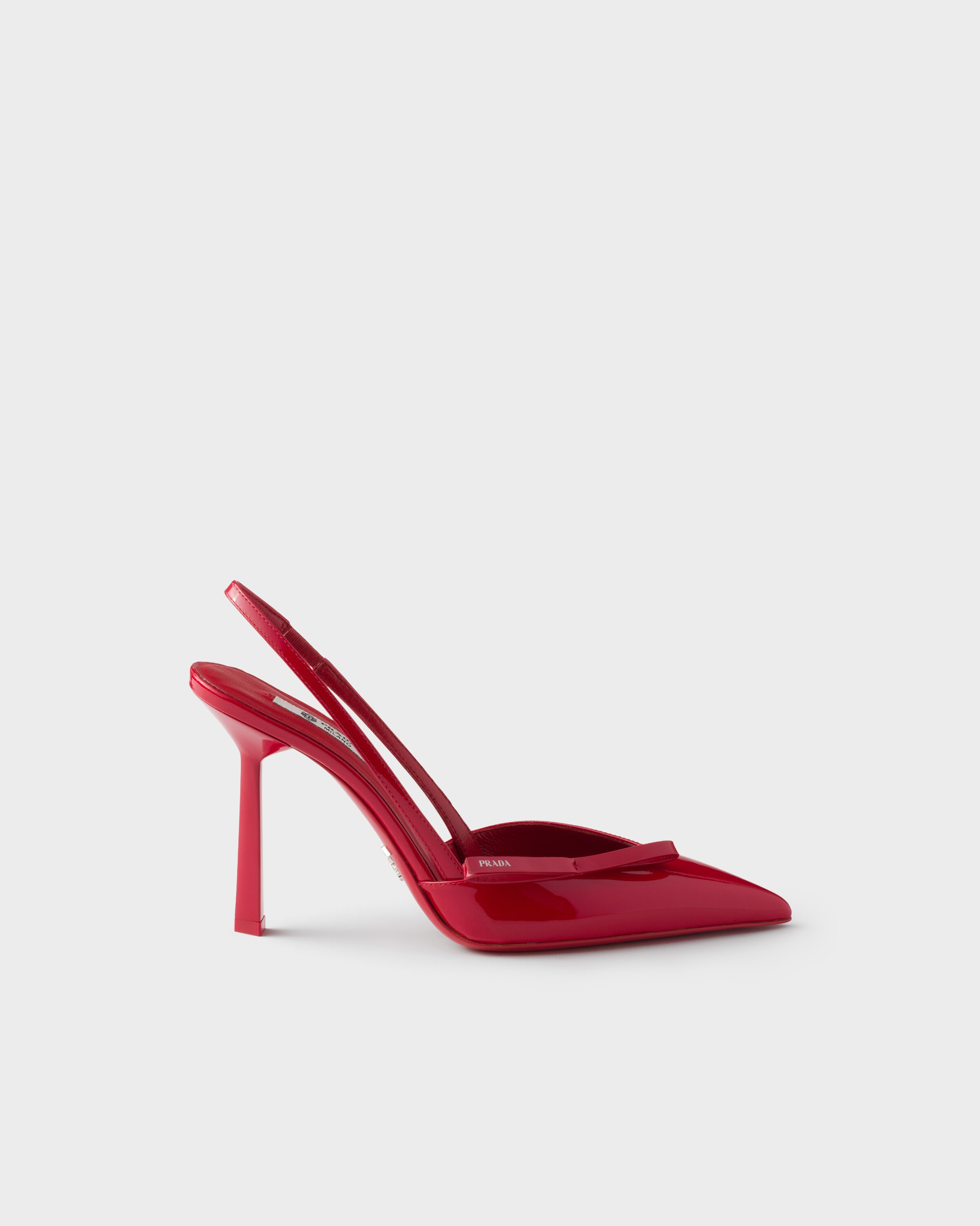 Prada Patent leather slingback pumps