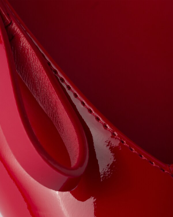 Zapatos de tacón destalonados de charol - Rojo Zapatos de tacón destalonados de charol - Rojo