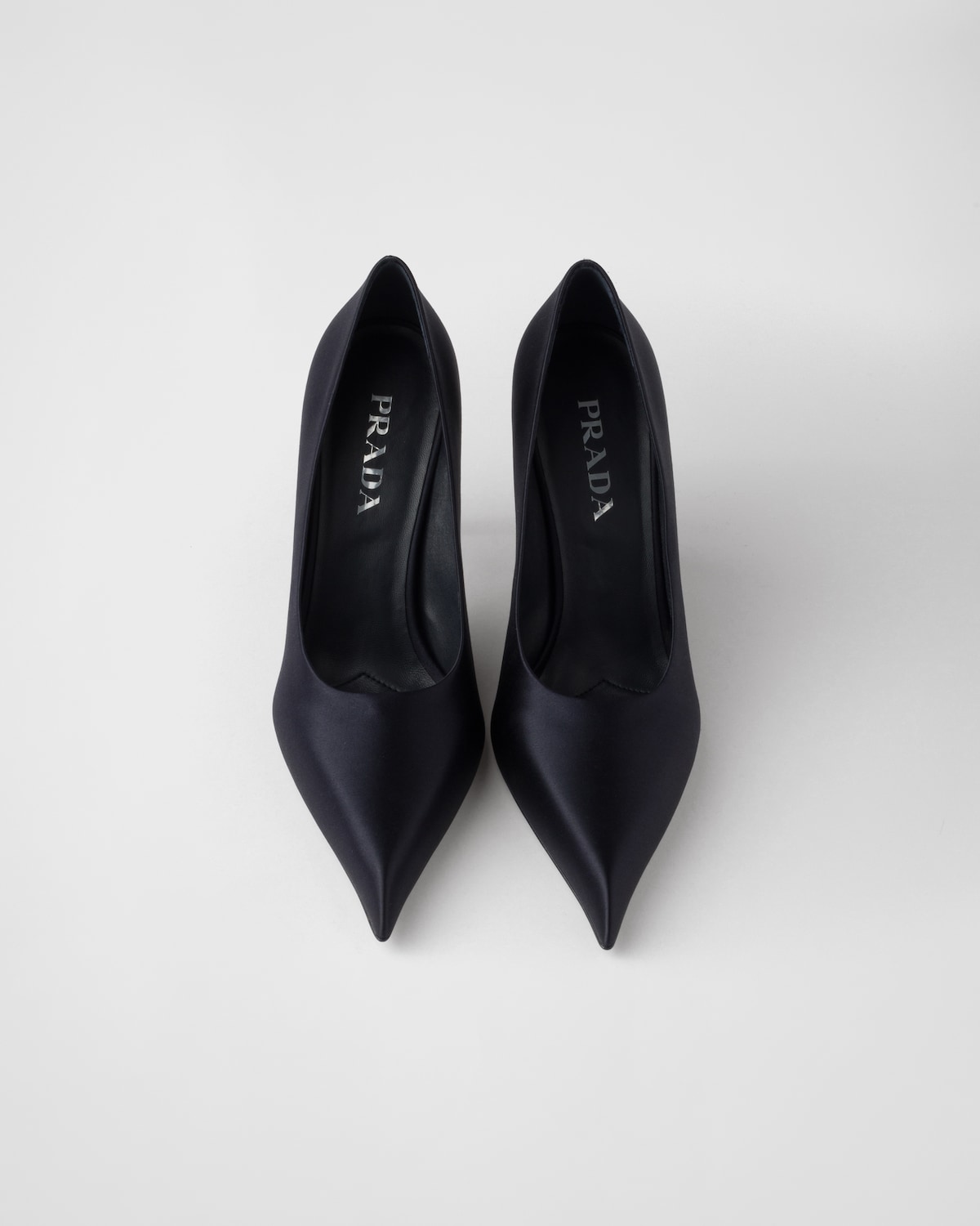 Navy Satin Pumps | PRADA - United Kingdom
