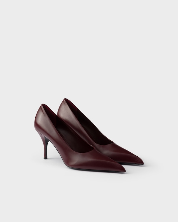 PRADA ドットのハイヒール Prada Women's Point Toe High Heel Shoes Size 37.5 Slingback