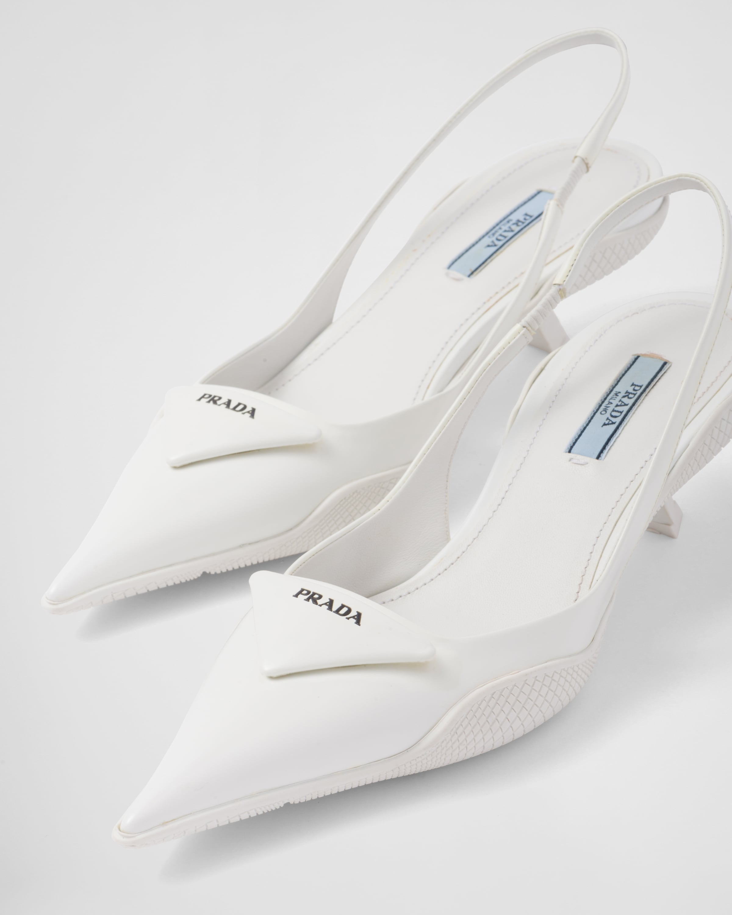 Prada deals white pumps