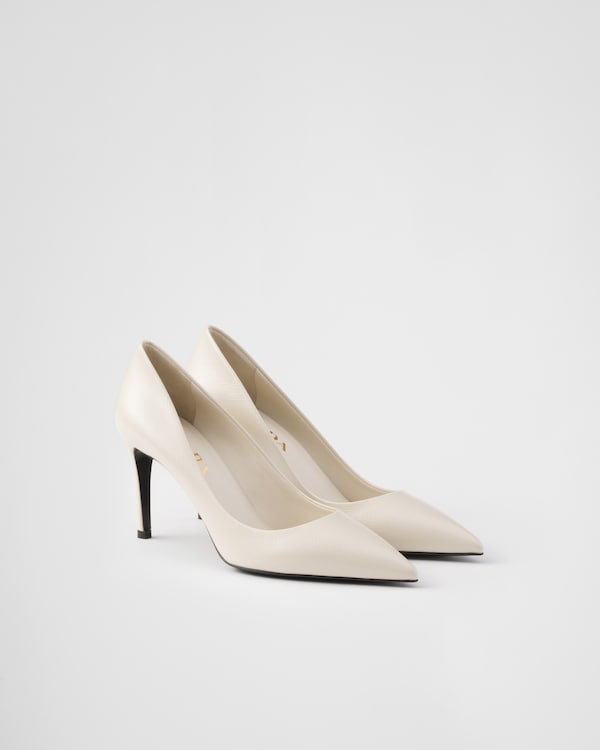 PRADA ハイウエストヘルト付きスカト P133Y15UW F0002 438-