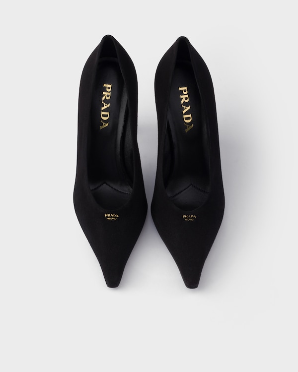 Suede pointy toe pumps - Black Suede pointy toe pumps - Black