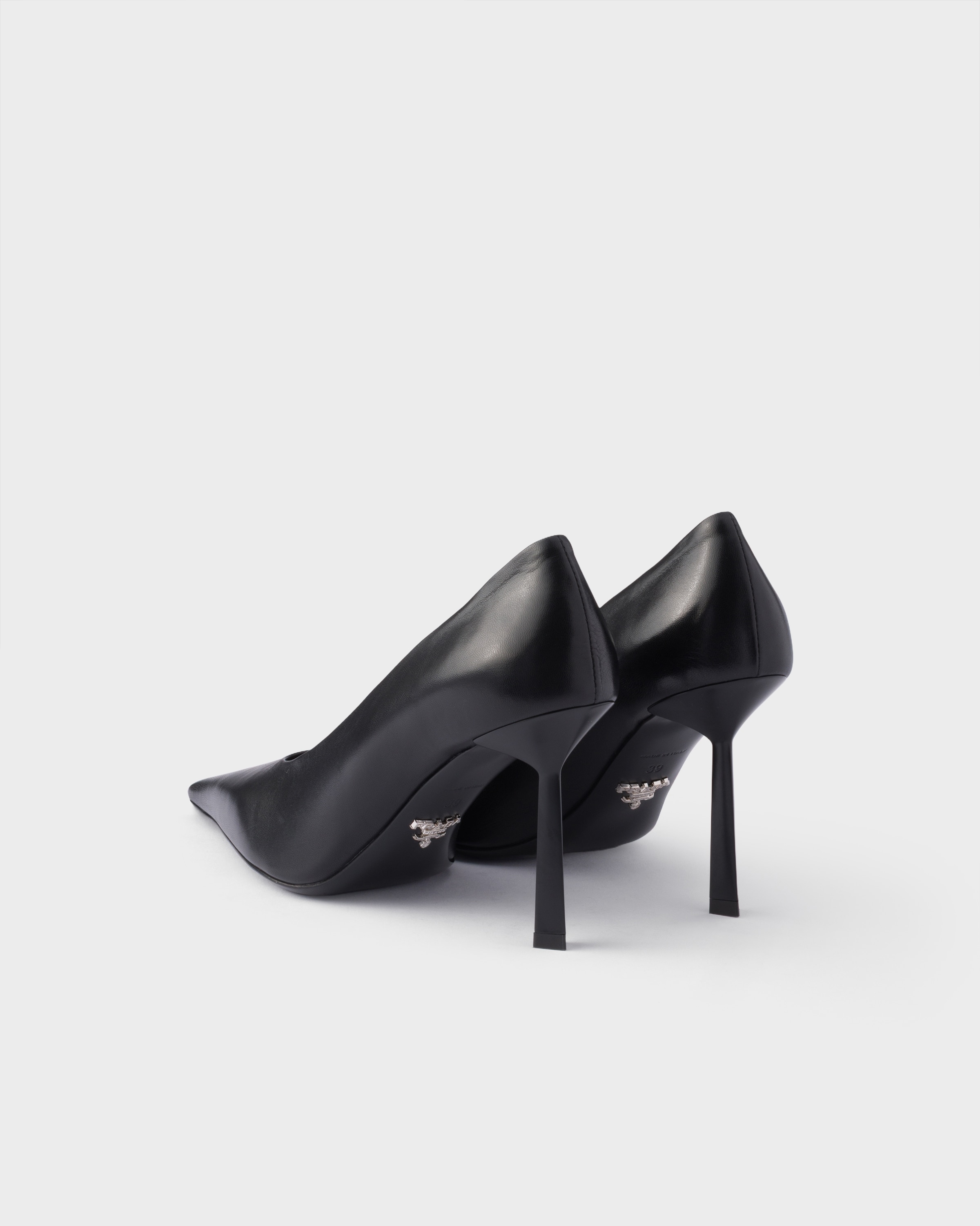 Black Leather Pumps | PRADA - United States